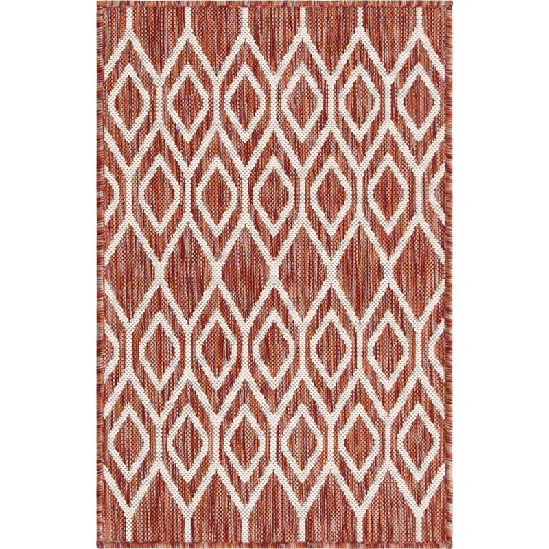 Darcella Turks and Caicos Indoor/Outdoor Rug, Rectangle 2' x 3'1"
