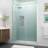 Belmore GS 70.25" - 71.25" W x 72" H Hinged Frameless Shower Door-105839246-50328016