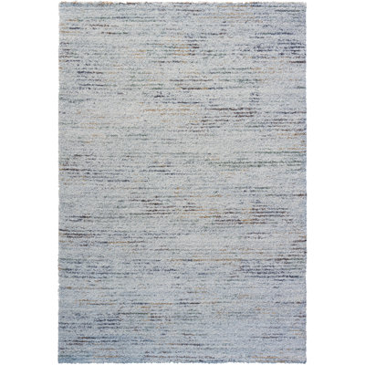 Tapis en polypropylène ivoire, doré, vert, rouille, gris et gris anthracite Granada Oakley
