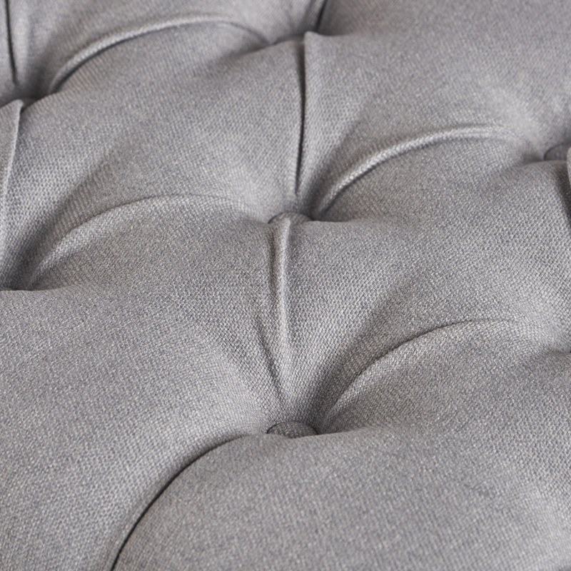 HILTON OTTOMAN, Light Gray