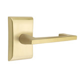 Argos Flat Privacy (Bed & Bath) Door Lever with Rectangle Rosette