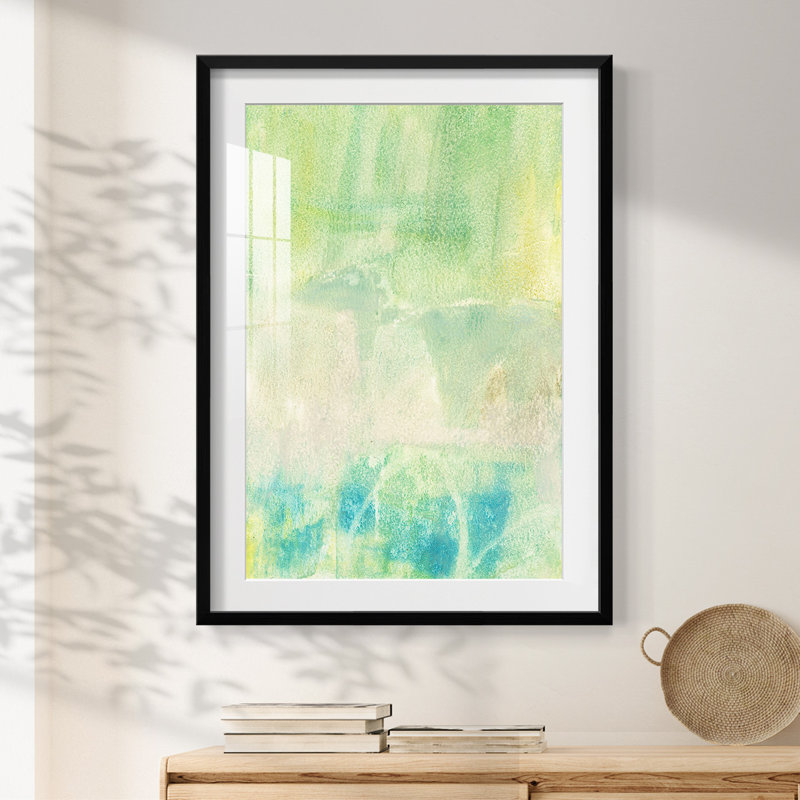 Serus I -Framed Print, Black