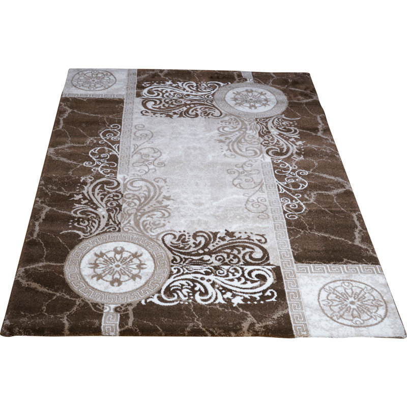 Massira Floral Area Rug, Rectangle 80 x 150cm