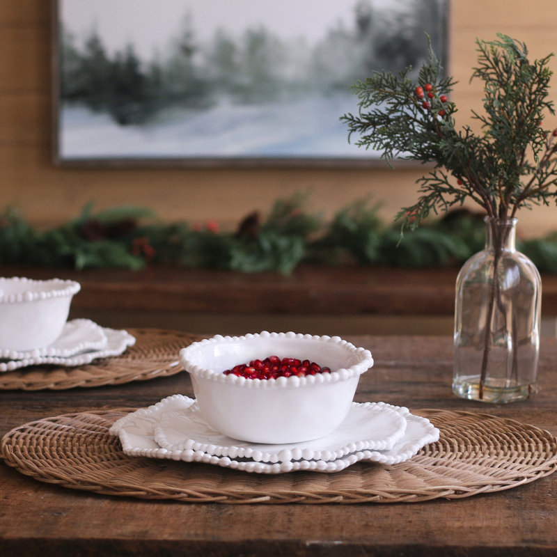Vida Melamine Cereal Bowl, White