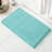 24"X16" - Light Blue Large Soft Cozy Plush Chenille Bath Mat Bathroom Rug-1130861330
