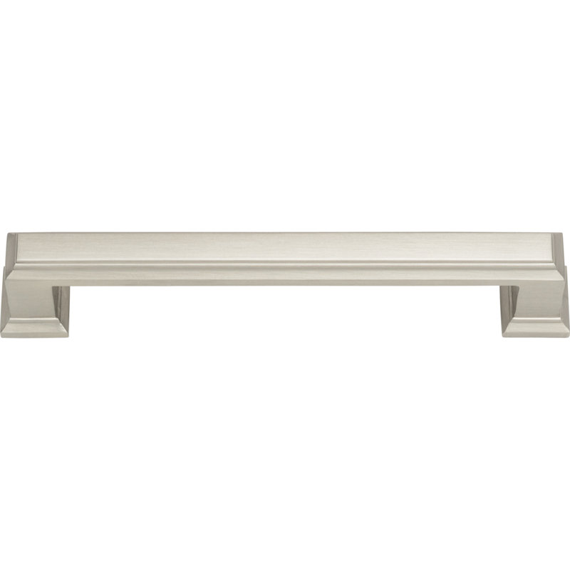 Brushed Nickel 5-Inch Modern Bar Handle with Mounting Hardware