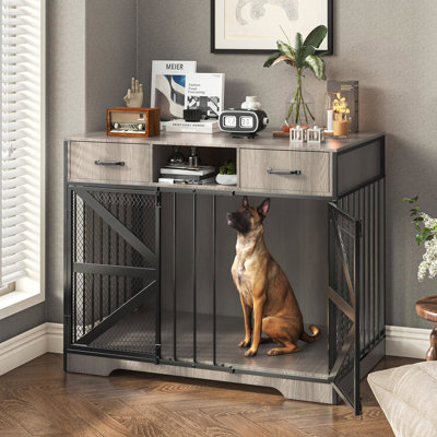 46" Tall 5-Drawer Dresser, Chest of Drawers with Interlocking Design, Modern Storage Cabinet for Bedroom, Living Room, Office, and Entryway