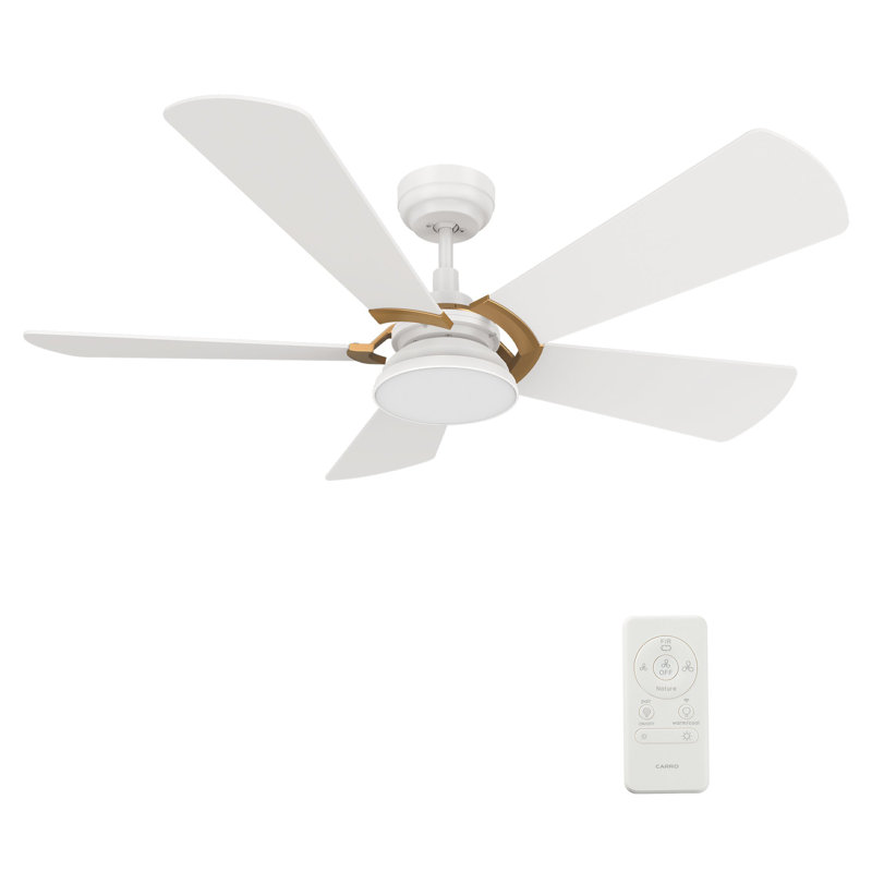Savili 52'' Smart Ceiling Fan with Remote, Light Kit Included,Works with Google Assistant and Amazon Alexa,Siri Shortcut.