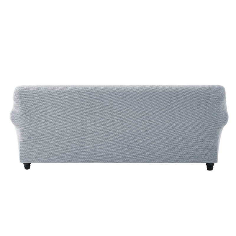 Luxury Microfiber Stretch Spandex Box Cushion Sofa Slipcover – Soft, Breathable, Wrinkle-Resistant & Durable Anti-Slip Furniture Protector
