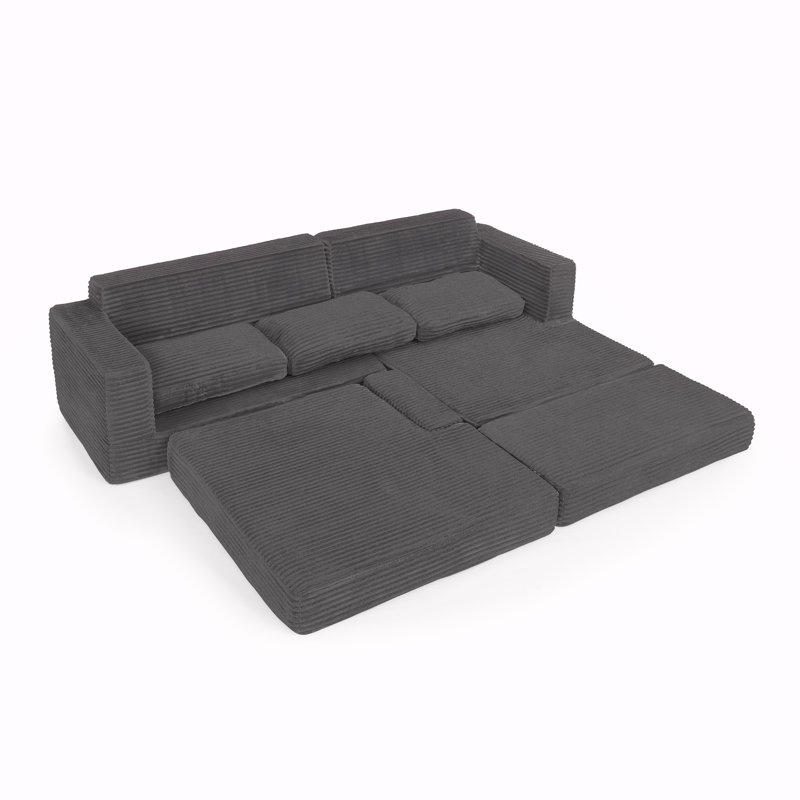 Canapé modulaire L, Gris