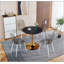47,2 pouces table à manger ronde, table de bureau, table basse, 120 x 120 x 74 cm, noir-1294954323-1294954332