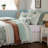 Aqua King 9 Piece Cotton Comforter Set, Elegance