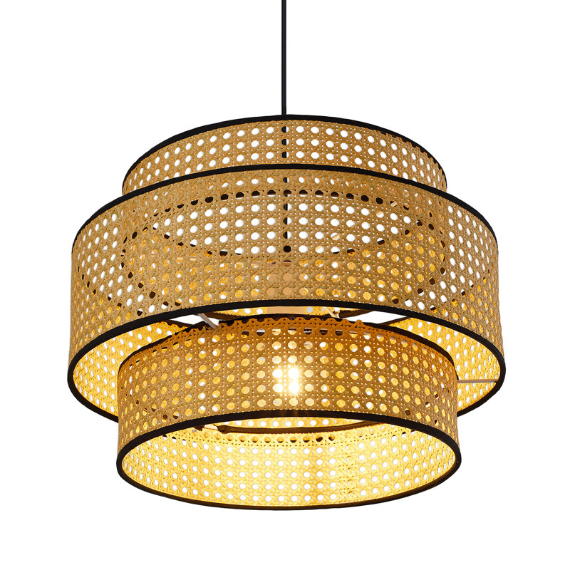 1 - Light Natural Chandelier Pendant