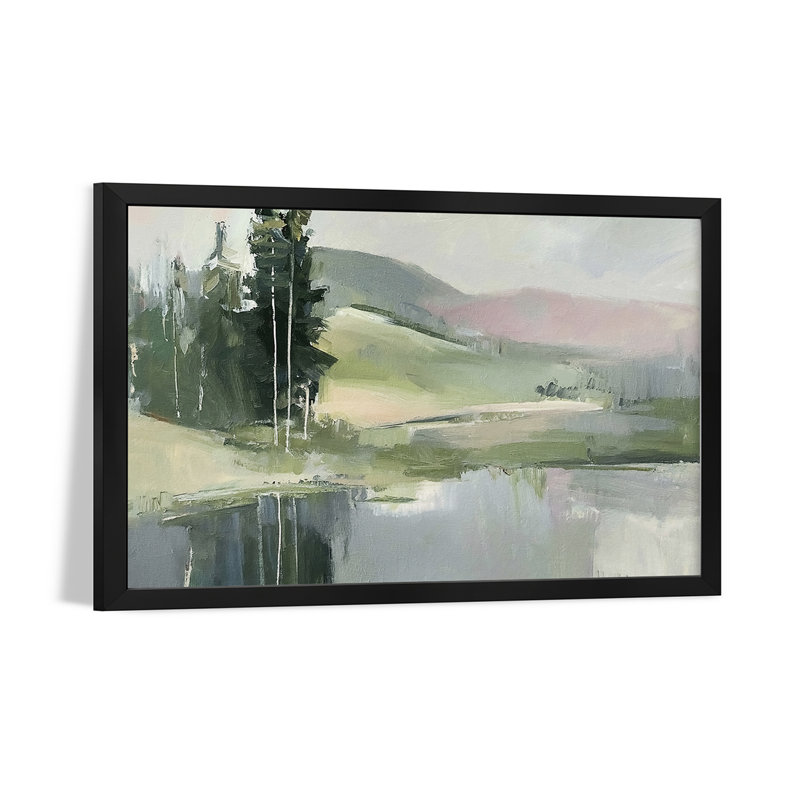 «Pastel Countryside» - reproduction d'art murale - affiche de galerie, H 24 po x l 32 po