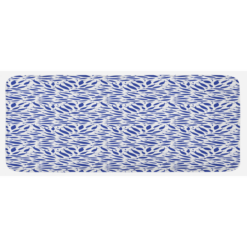 Tapis de cuisine poisson