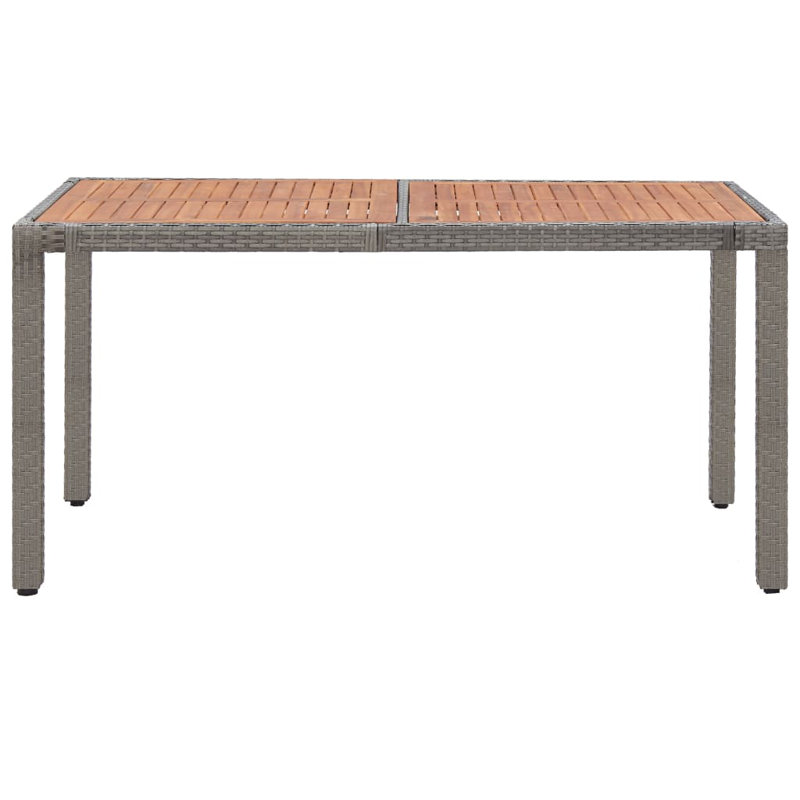 Patchell Rattan Dining Table, 75cm H x 150cm L x 90cm W