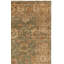 Tapis oriental vert / beige en laine noué à la main Ajayi-547123544