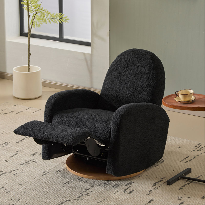 Fauteuil inclinable et pivotant 360 °, Noir