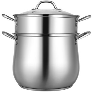 3 Tier Stainless Steel Cookware Pot Saucepot Steamer