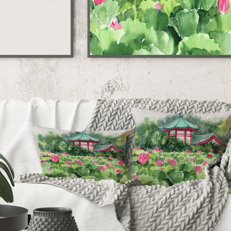 Floral Throw Pillow