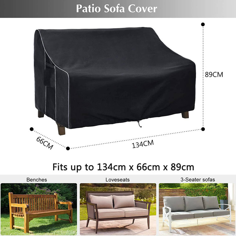 Outdoor Patio Bench Cover