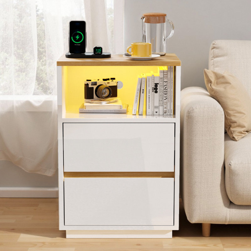 15.75 cm W Bedside Table
