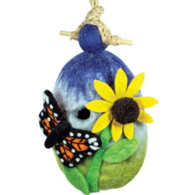 Paze 9.5'' H x 6'' W x 6'' D Hanging Birdhouse