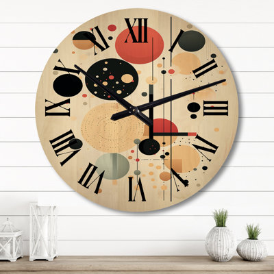 Horloge murale distante solitude