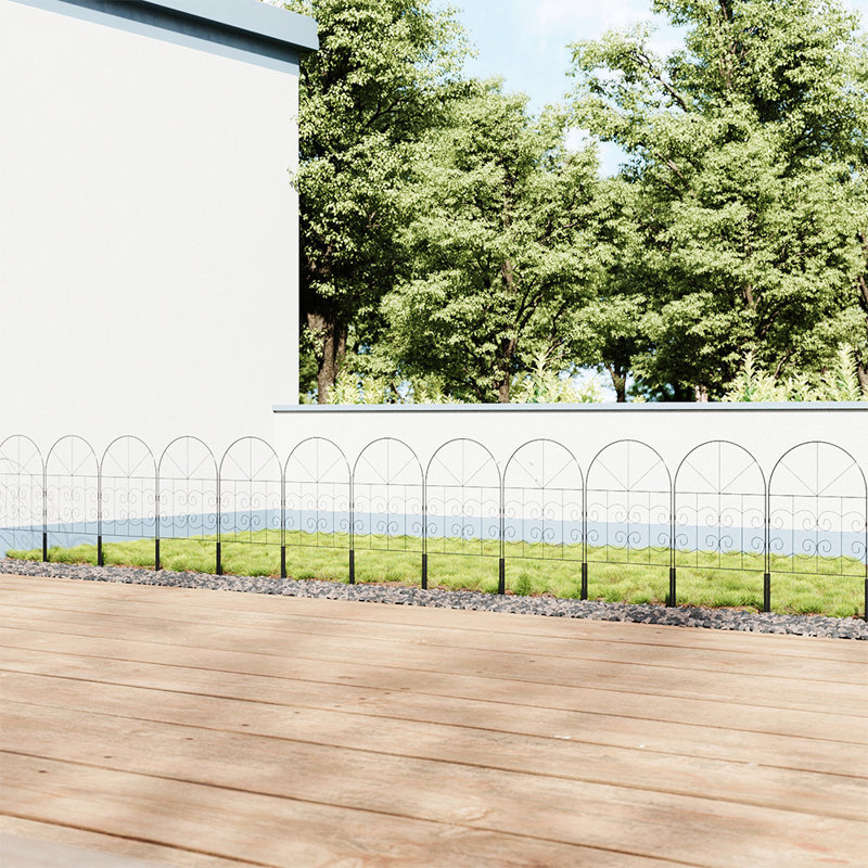 32cm H x 42cm W Metal Fence Panels Included