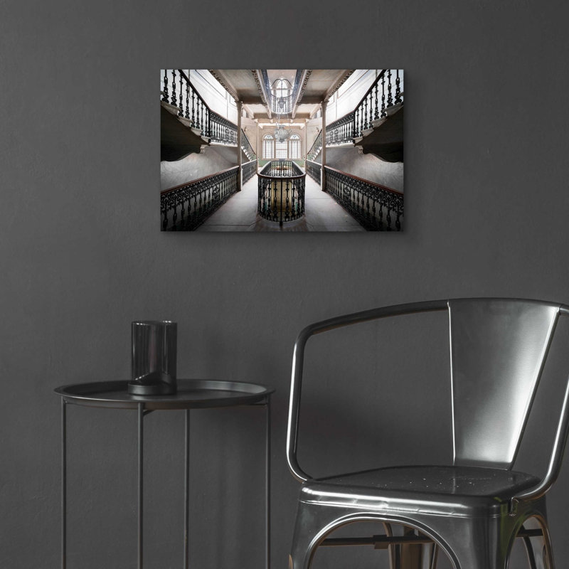 'Elegant Stairs' by Roman Robroek Acrylic Glass Wall Art, 16" H x 24" W x 0.2" D