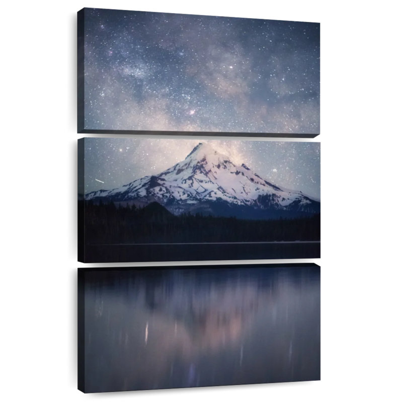 Oberle Starlit Sky Over Lost Lake, 38" H x 24" W