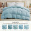 Premium All Season Down Feather Fibre Comforter Duvet Insert-32911280-122815902