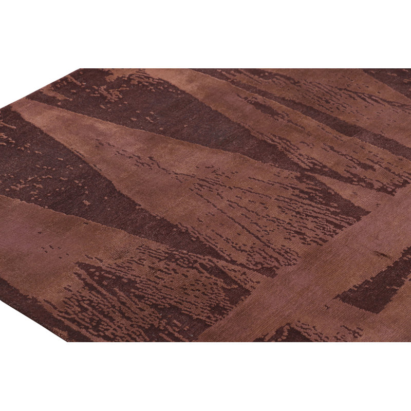 Handmade Silk and Wool Area Rug