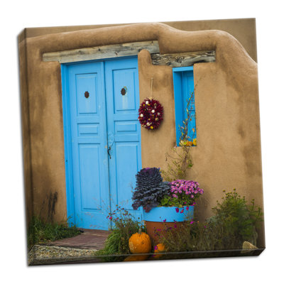 " Blue Door I " by Kathy Mahan