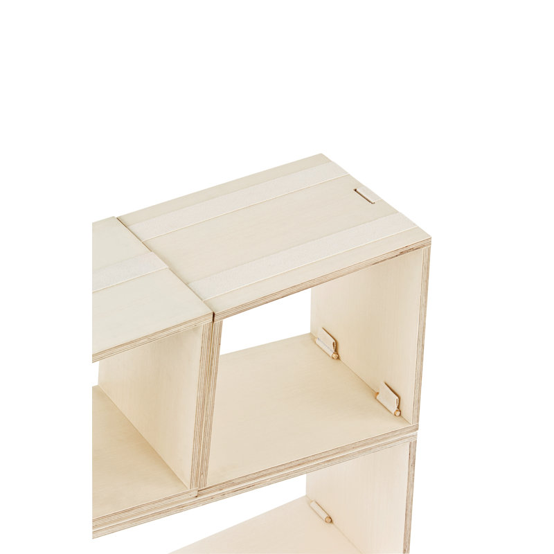 Pirwi Geometric Bookcase