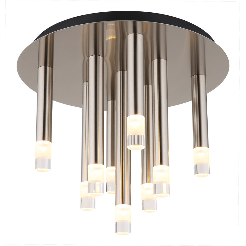 Daviti Flush Mount, Brushed nickel