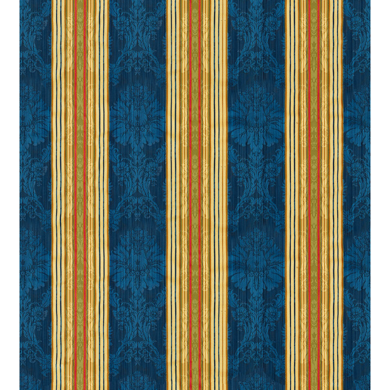 Fabric, Multi / Cobalt