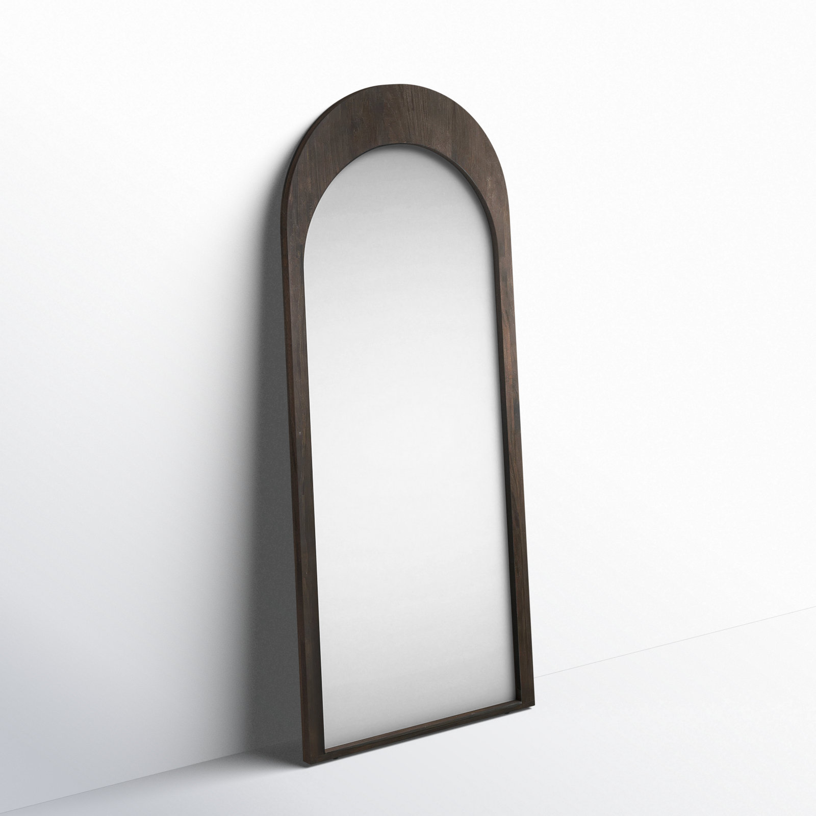 Vixe 42" Mango Accent Mirror, Dark Brown, 72" x 30"