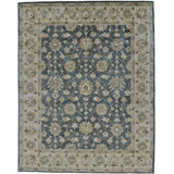 Eaton Wool Oriental Area Rug in Smoke