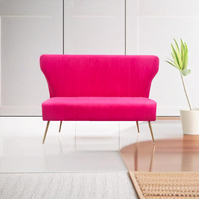 Vardell Fabric 48'' Reception Loveseat