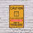 Flux Capacitor in Operation (2 Pack) 8 Inch x 12 Inch Plastic Sign