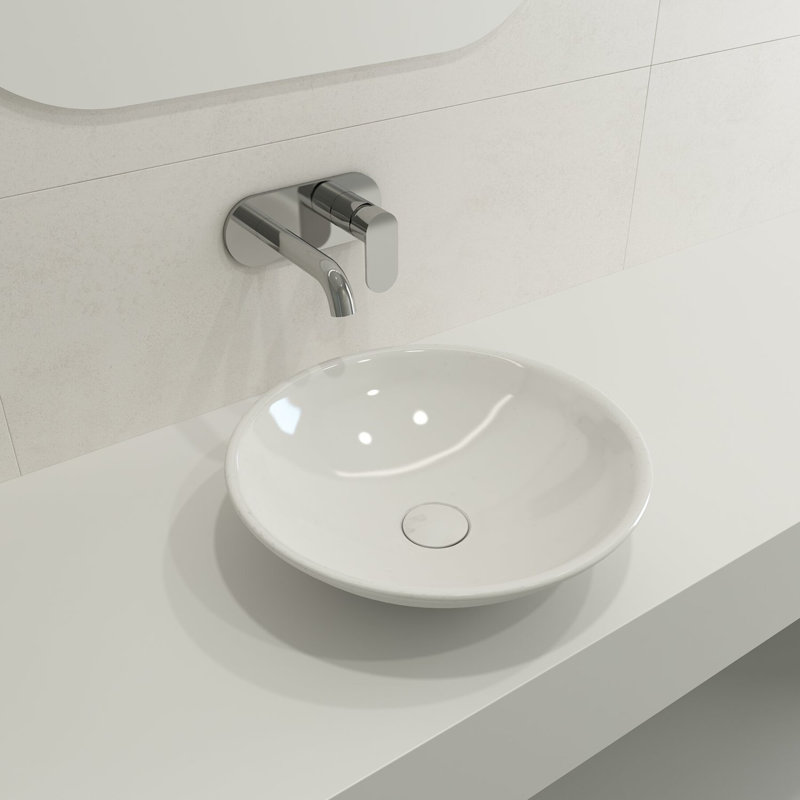 Venezia 15.75'' L Bathroom Sink, White