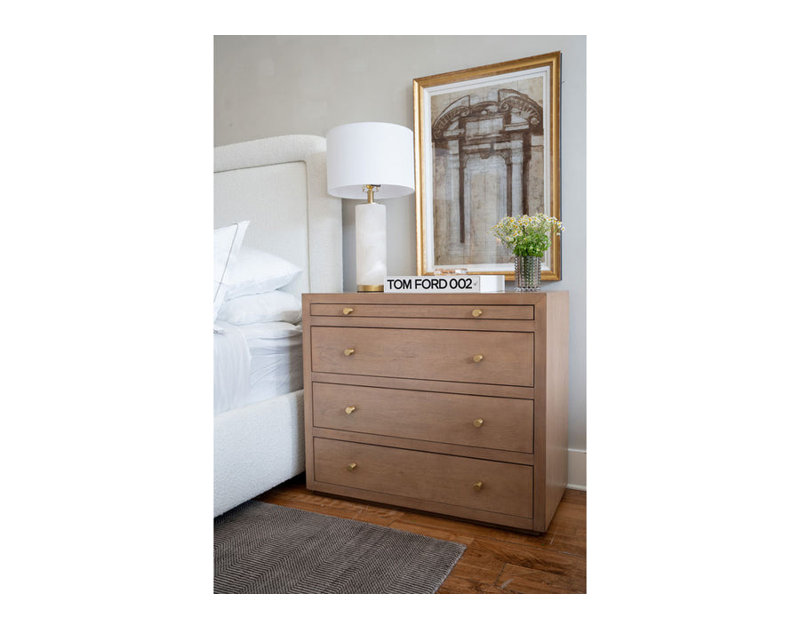 Brooklyn 4 - Drawer Solid Wood Nightstand