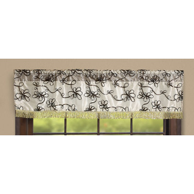 Pyper Floral Ruffled Window Valance