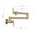 Wall Mount Folding Kitchen Pot Filler Faucet-121209994