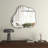 Jhanel Cloud-Shaped Black Wall Mirror