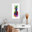 «Pineapple Color Splash Pineapple», reproduction sur toile-92519817