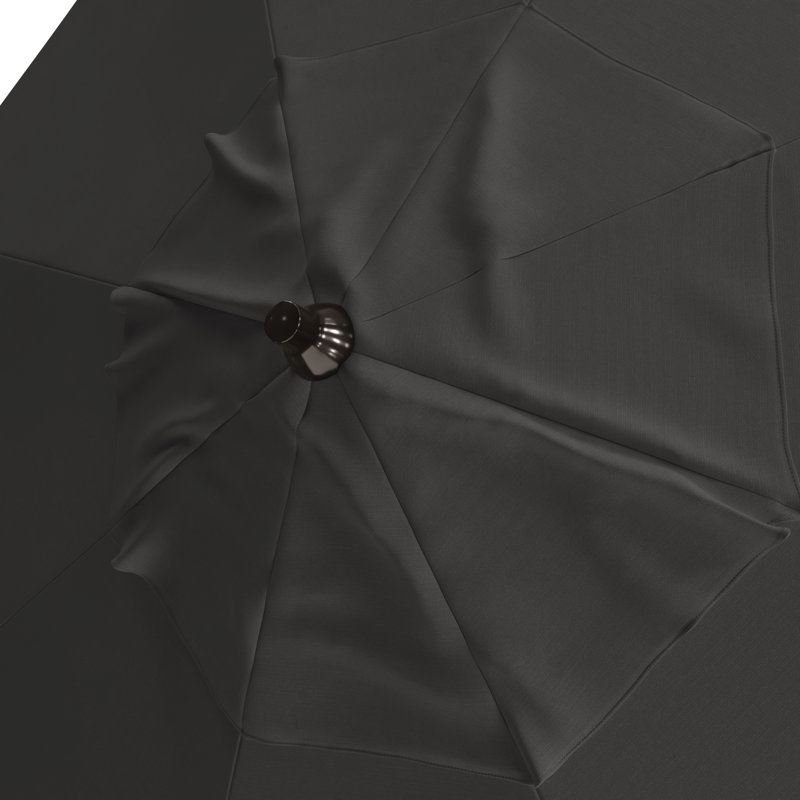 Parasol de marché 9 pi Jelks, Gris anthracite