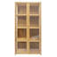 4-Tier Bamboo Display Case Figure Model Storage Cabinet Bookcase Collection Rack-126295252
