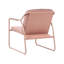 Garden Lounge Set with Table 4 Seater Cedernier Metal Brown